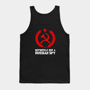 Definitely Not A Russian Spy Tank Top